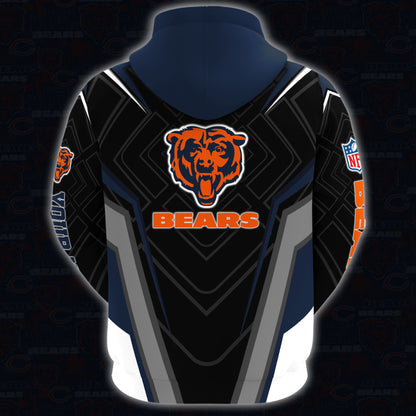 Chicago Bears Combo Hoodie And Sweatpants Custom Your Name, Sport Hoodie Sweatpants Set, Sport Gifts For Fans ETRG-62591