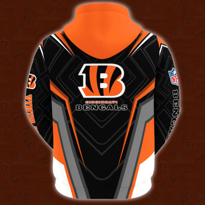 Cincinnati Bengals Combo Hoodie And Sweatpants Custom Your Name, Sport Hoodie Sweatpants Set, Sport Gifts For Fans ETRG-62591