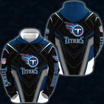 Tennessee Titans Combo Hoodie And Sweatpants Custom Your Name, Sport Hoodie Sweatpants Set, Sport Gifts For Fans ETRG-62591