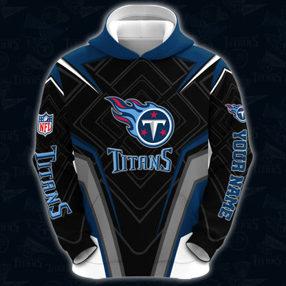 Tennessee Titans Combo Hoodie And Sweatpants Custom Your Name, Sport Hoodie Sweatpants Set, Sport Gifts For Fans ETRG-62591