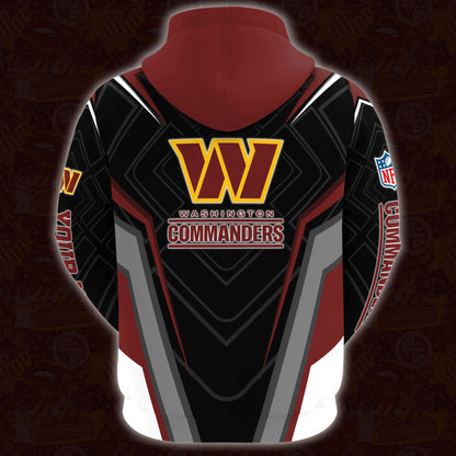Washington Commanders Combo Hoodie And Sweatpants Custom Your Name, Sport Hoodie Sweatpants Set, Sport Gifts For Fans ETRG-62591