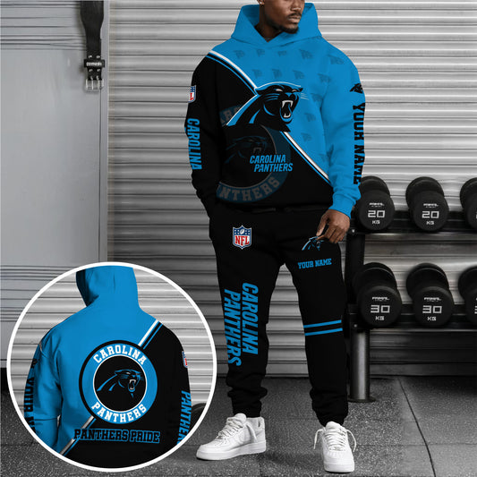 Carolina Panthers Combo Hoodie And Sweatpants Custom Your Name, Sport Clothings, Sport Gifts ETRG-62940
