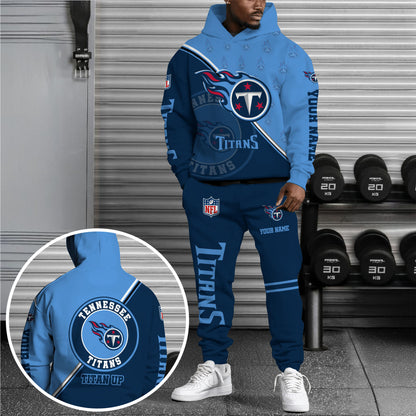 Tennessee Titans Combo Hoodie And Sweatpants Custom Your Name, Sport Clothings, Sport Gifts ETRG-62940