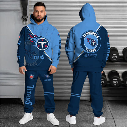 Tennessee Titans Combo Hoodie And Sweatpants Custom Your Name, Sport Clothings, Sport Gifts ETRG-62940