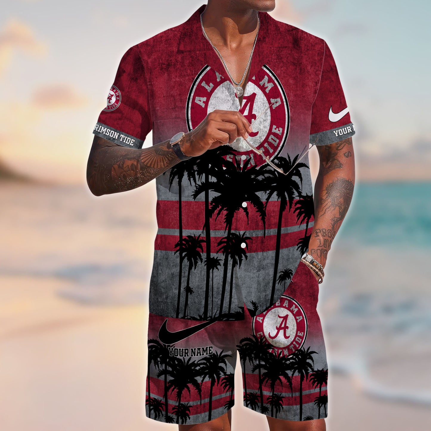 Alabama Crimson Tide NCAA1-Hawaiian Customize Trending New Season T0108364