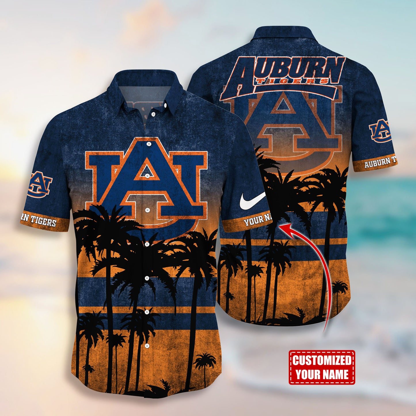 Auburn Tigers NCAA1-Hawaiian Customize Trending New Season T0108364