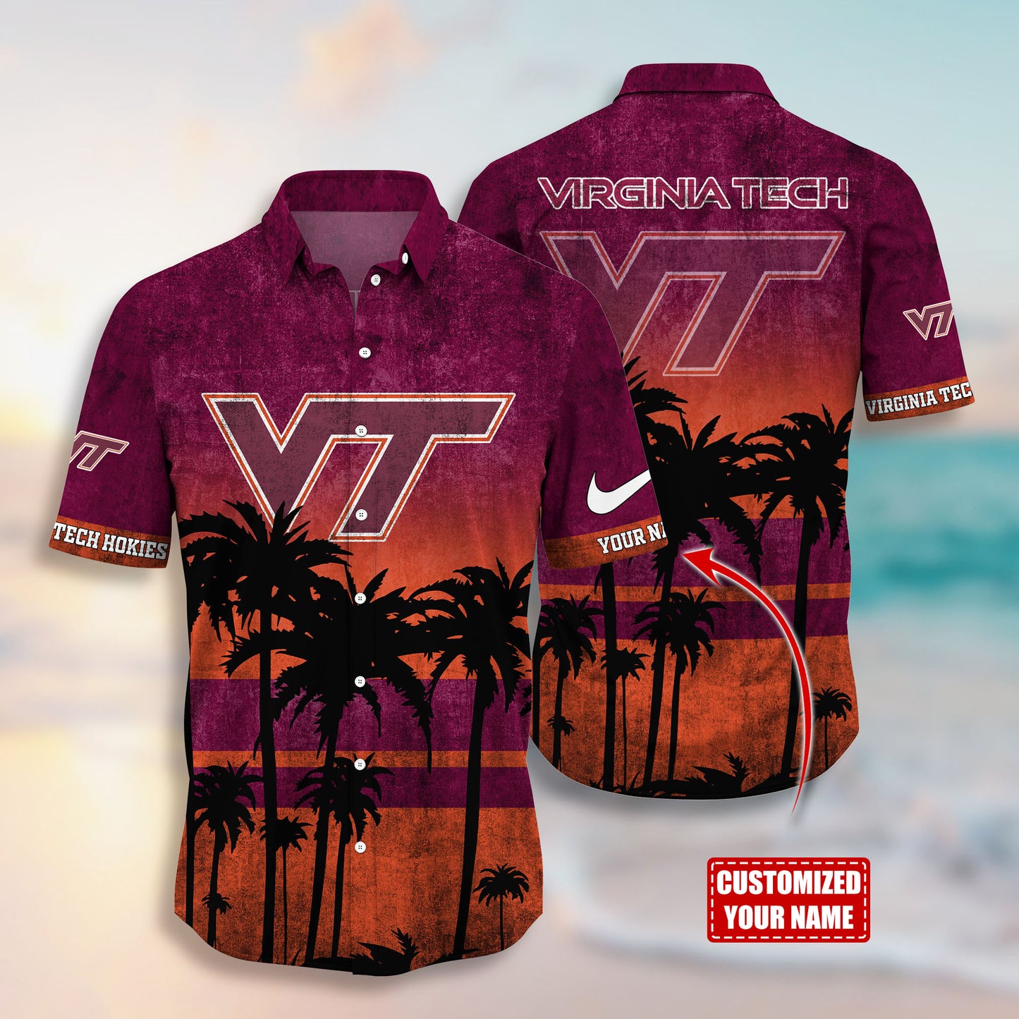 Virginia Tech Hokies NCAA1-Hawaiian Customize Trending New Season T0108364