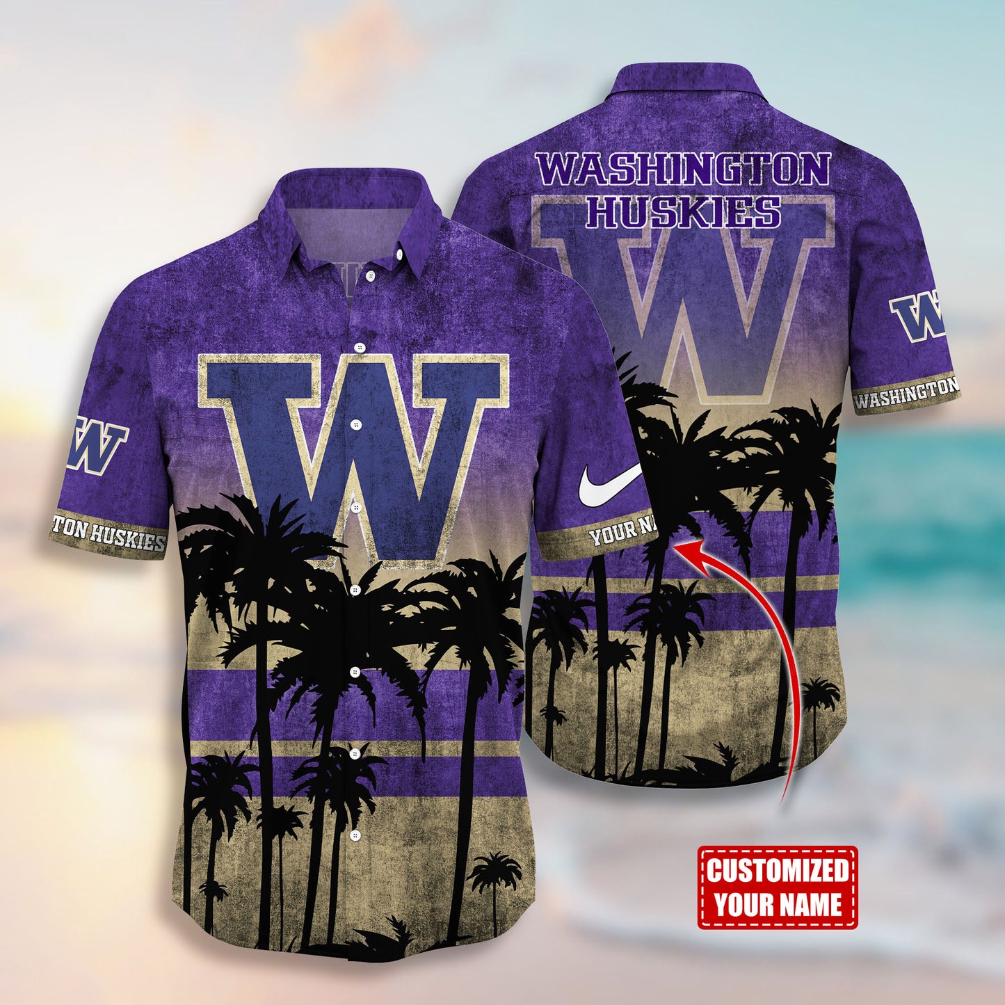 Washington Huskies NCAA1-Hawaiian Customize Trending New Season T0108364