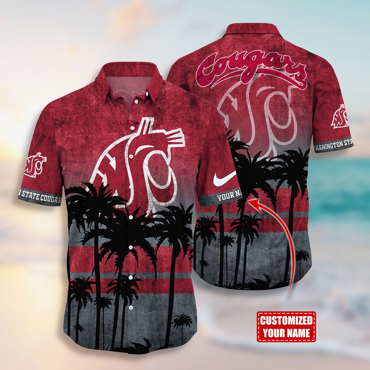 Washington State Cougars NCAA1-Hawaiian Customize Trending New Season T0108364