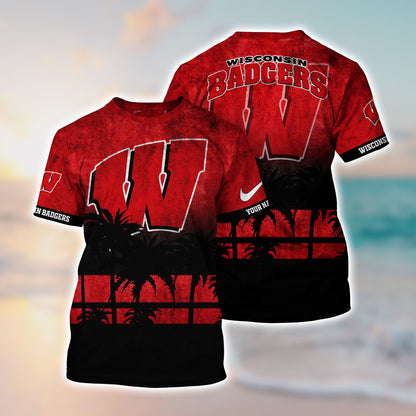 Wisconsin Badgers NCAA1-Hawaiian Customize Trending New Season T0108364