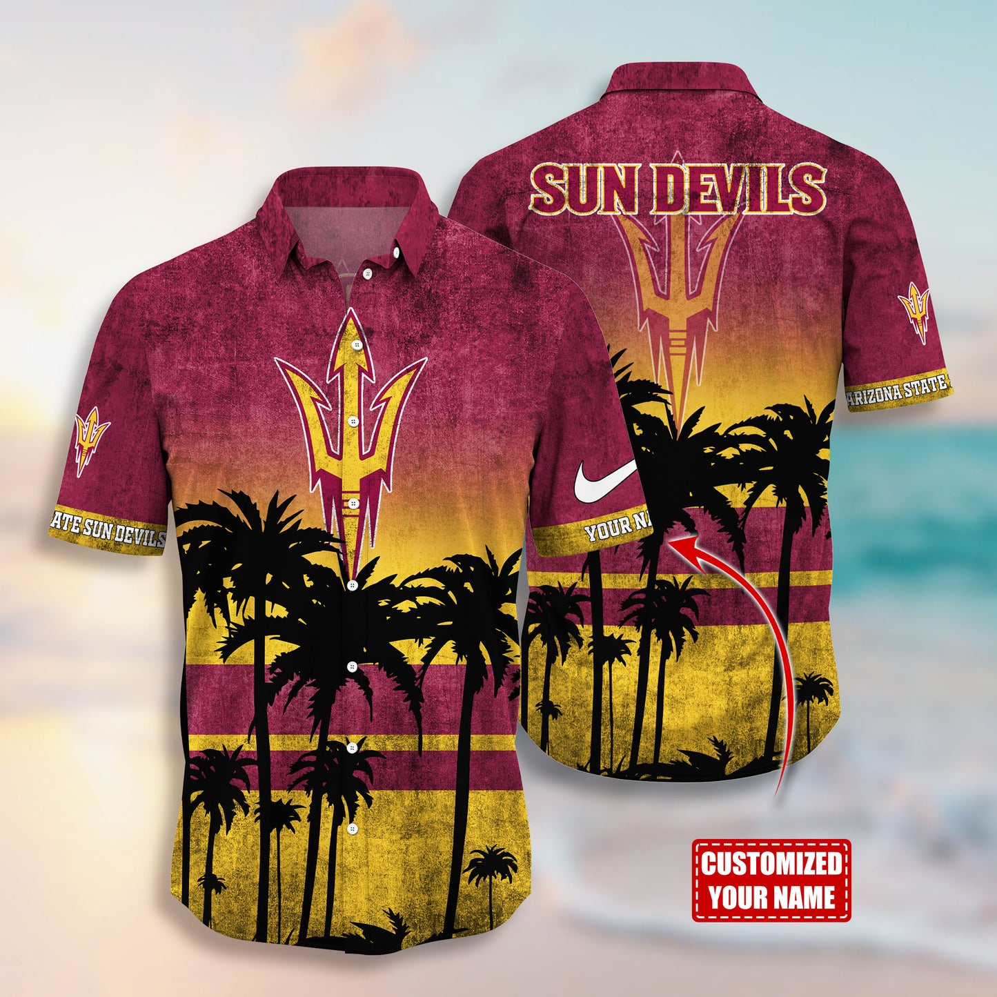 Arizona State Sun Devils NCAA2-Hawaiian Customize Trending New Season T0108364