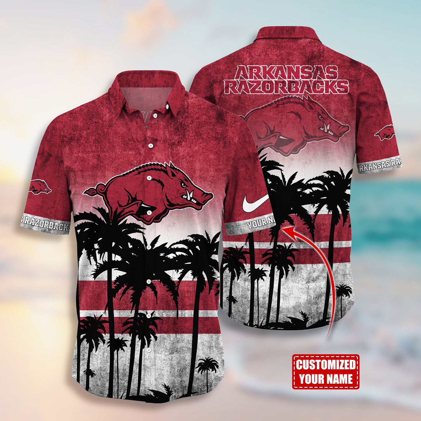 Arkansas Razorbacks NCAA2-Hawaiian Customize Trending New Season T0108364