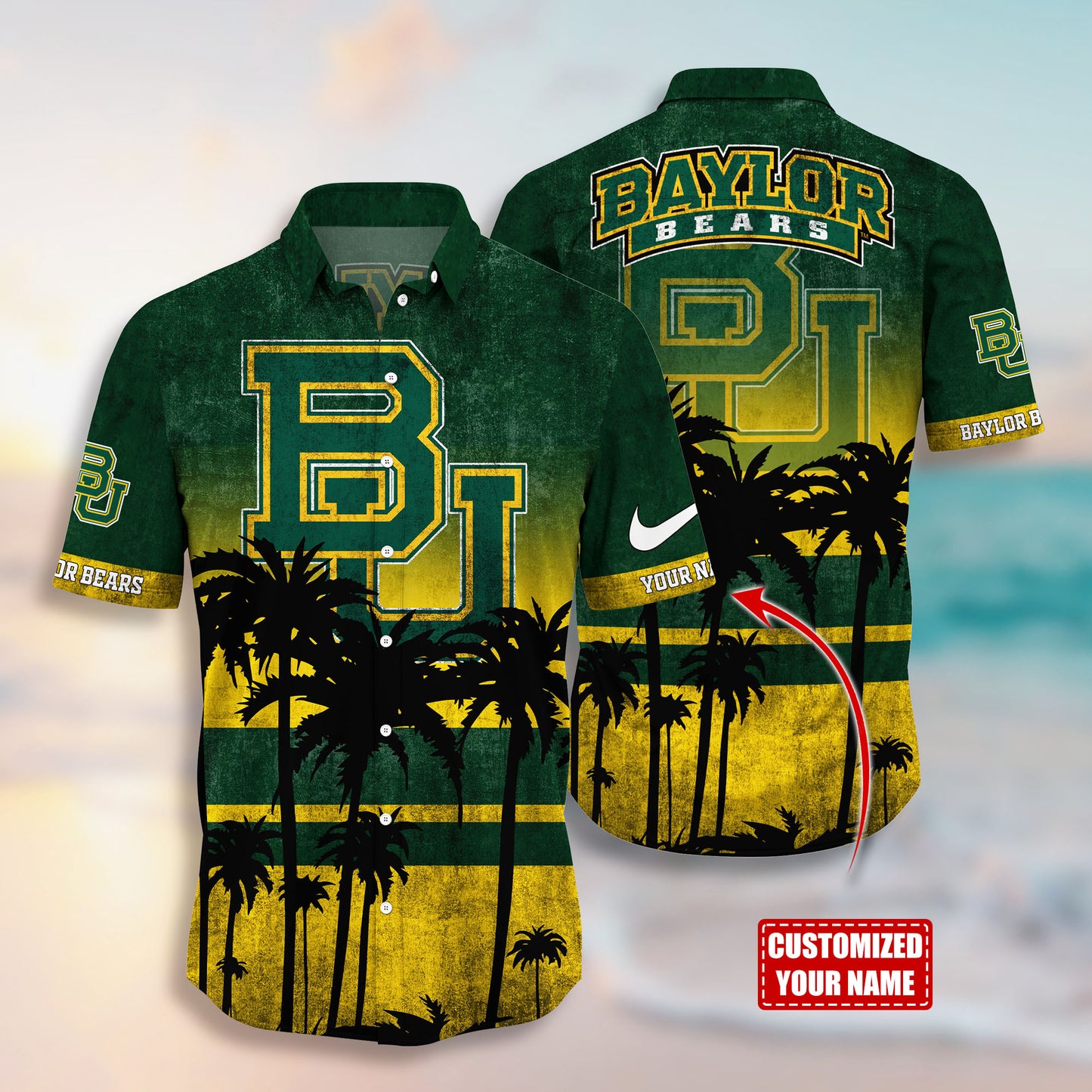 Baylor Bears NCAA2-Hawaiian Customize Trending New Season T0108364