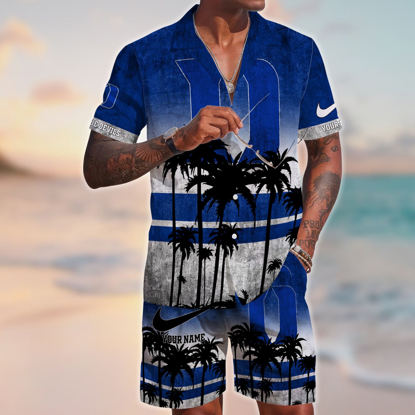 Duke Blue Devils NCAA2-Hawaiian Customize Trending New Season T0108364