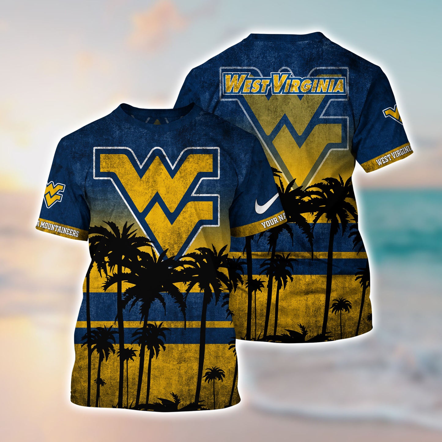 West Virginia Mountaineers NCAA2-Hawaiian Customize Trending New Season T0108364