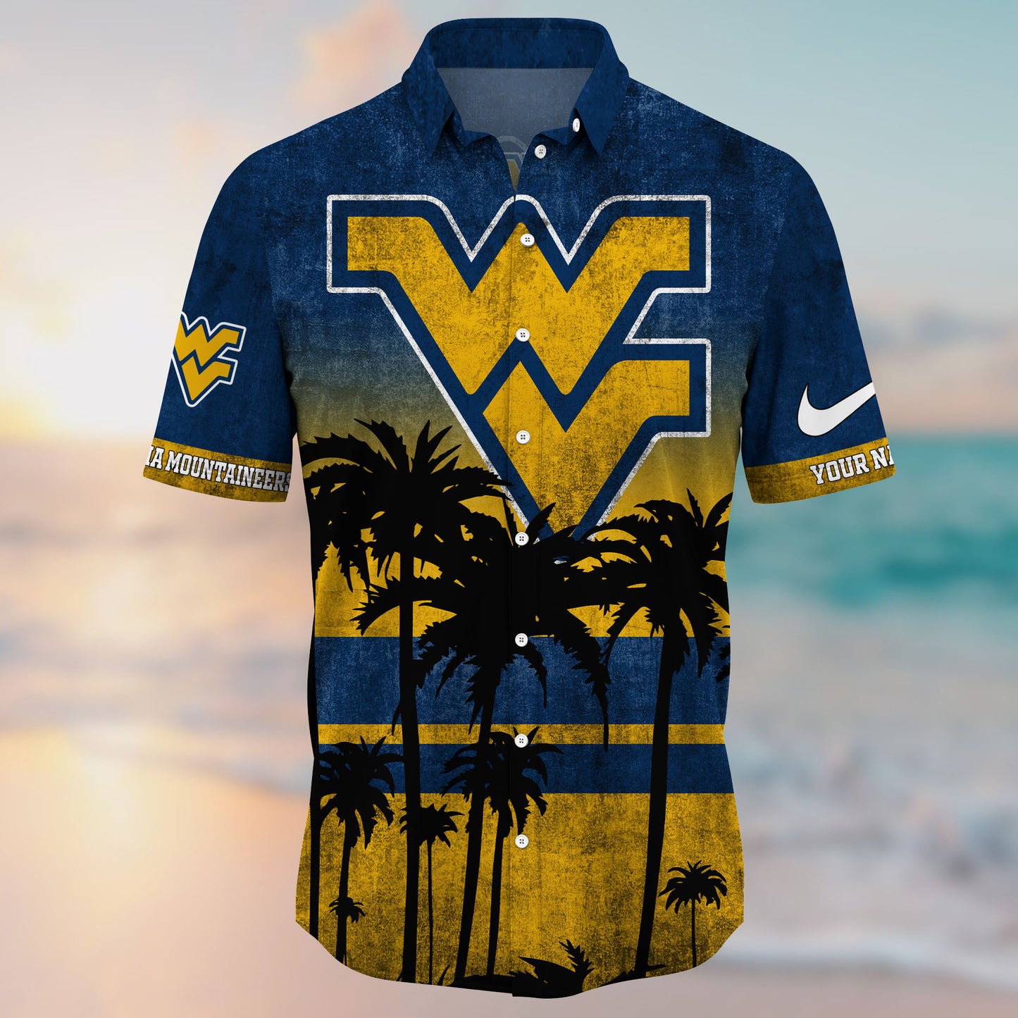 West Virginia Mountaineers NCAA2-Hawaiian Customize Trending New Season T0108364