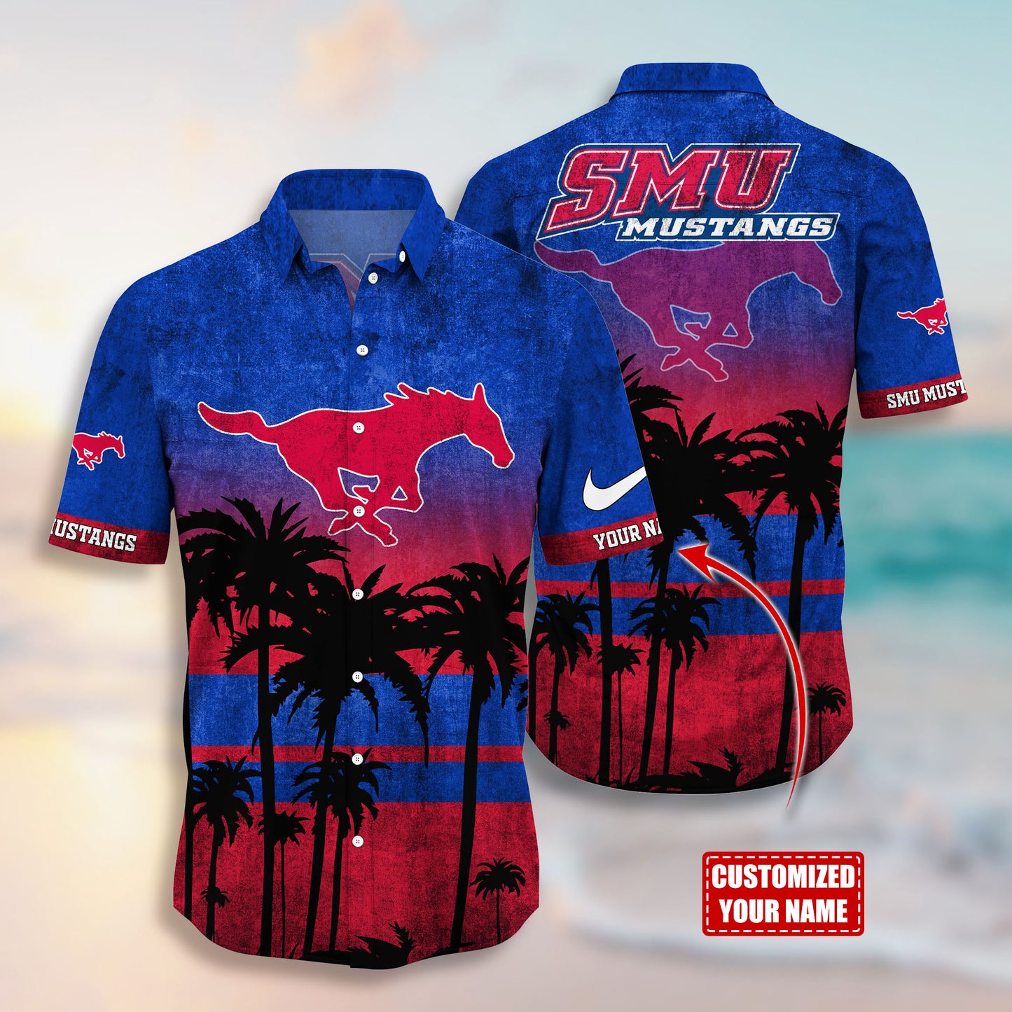 SMU Mustangs NCAA3-Hawaiian Customize Trending New Season T0108364