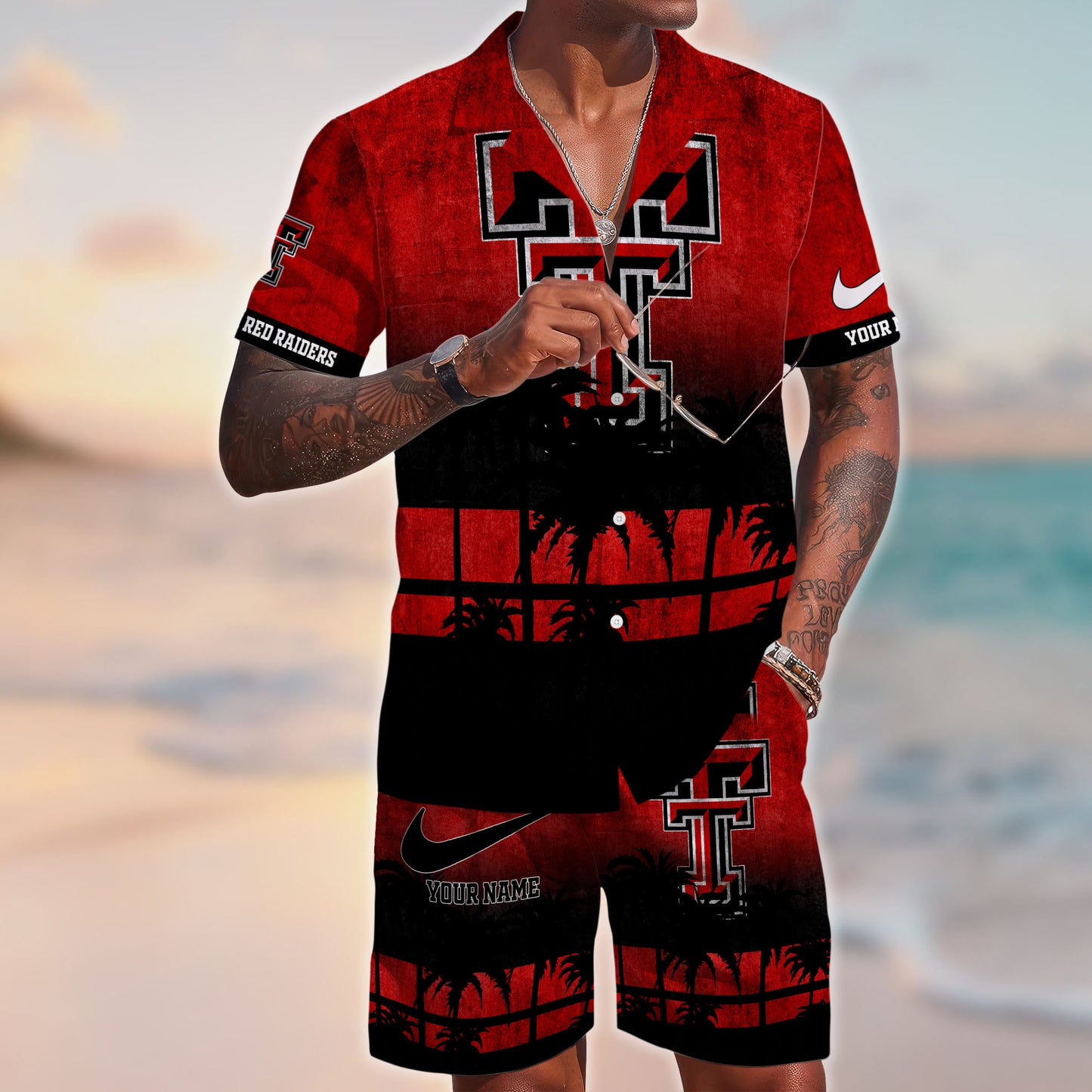 Texas Tech Red Raiders NCAA3-Hawaiian Customize Trending New Season T0108364