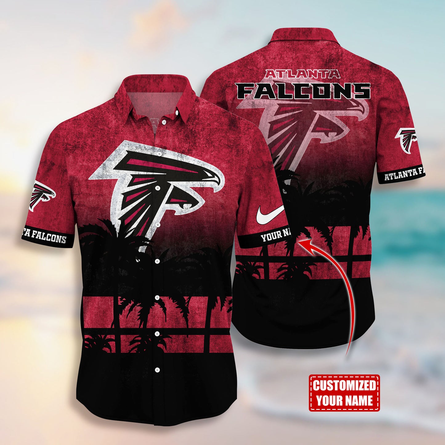 Atlanta Falcons NFL-Hawaiian Customize Trending New Season T0108364