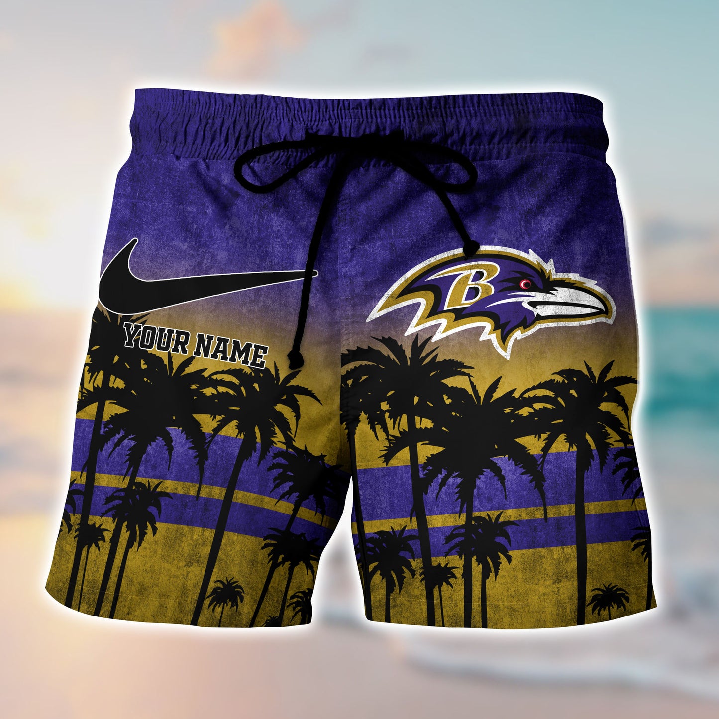 Baltimore Ravens NFL-Hawaiian Customize Trending New Season T0108364