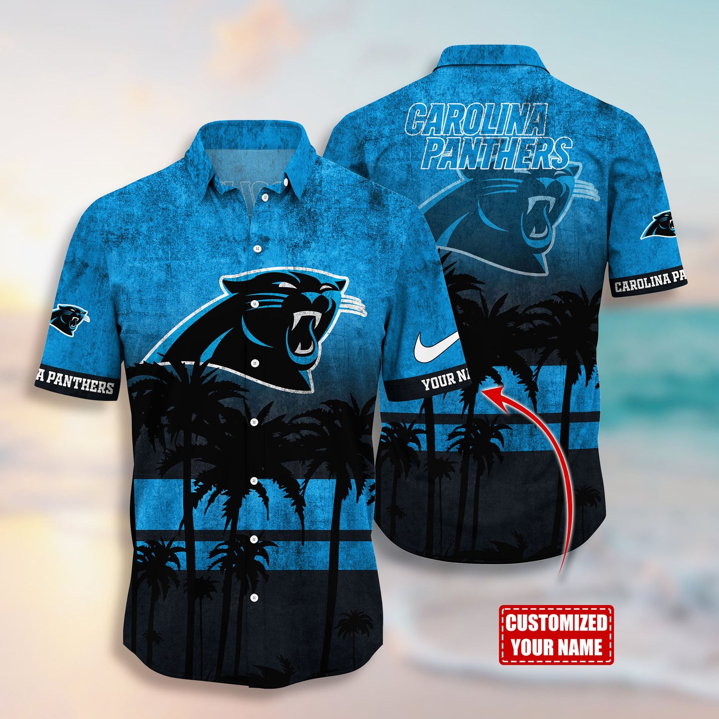 Carolina Panthers NFL-Hawaiian Customize Trending New Season T0108364