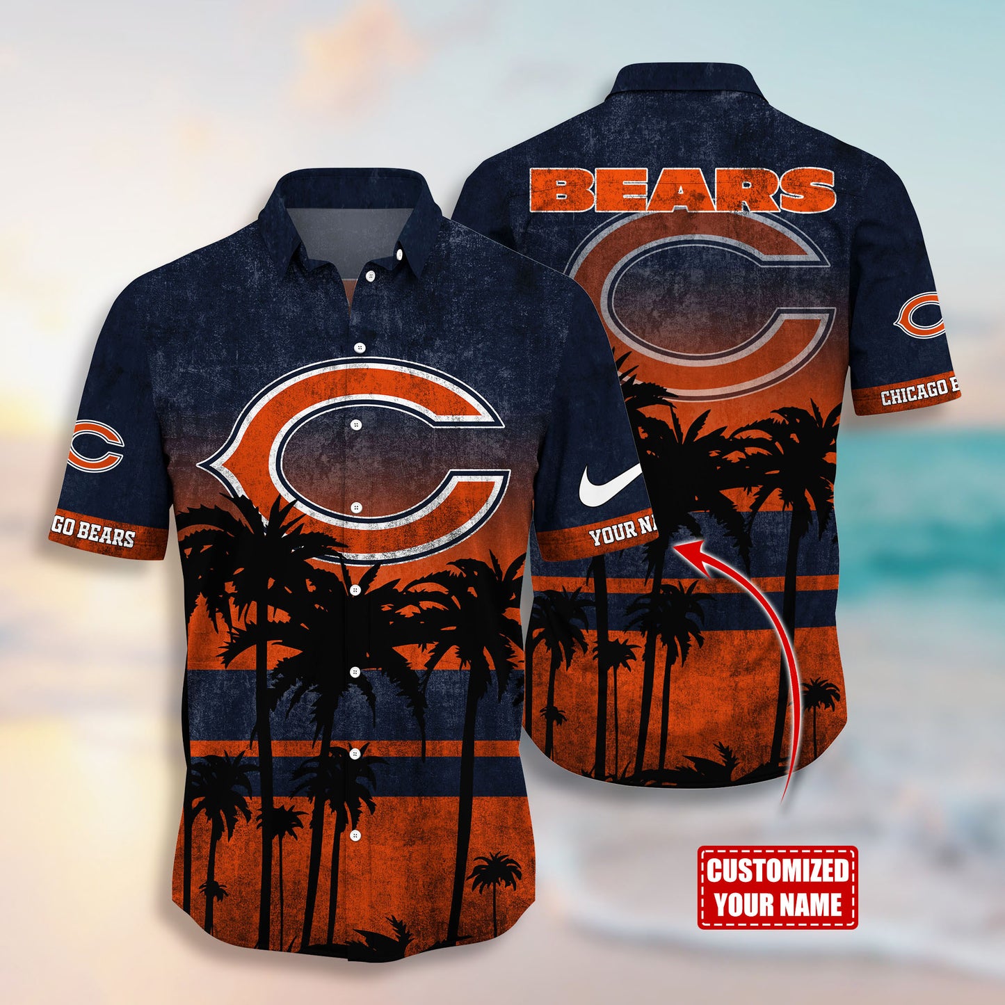 Chicago Bears NFL-Hawaiian Customize Trending New Season T0108364