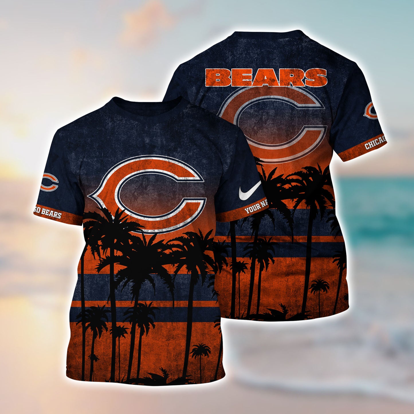 Chicago Bears NFL-Hawaiian Customize Trending New Season T0108364