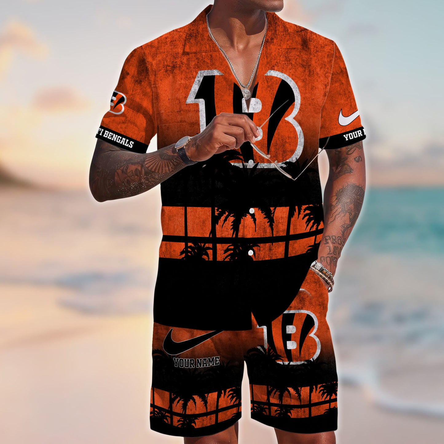 Cincinnati Bengals NFL-Hawaiian Customize Trending New Season T0108364