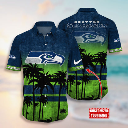 Seattle Seahawks NFL-Hawaiian Customize Trending New Season T0108364