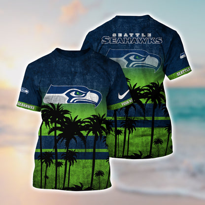 Seattle Seahawks NFL-Hawaiian Customize Trending New Season T0108364