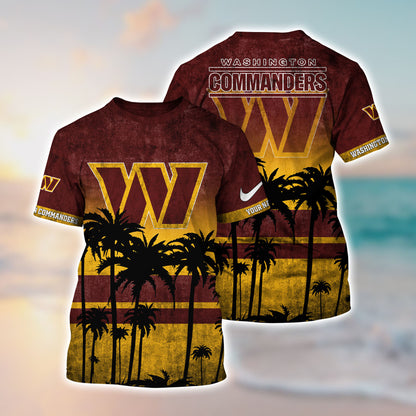 Washington Commanders NFL-Hawaiian Customize Trending New Season T0108364