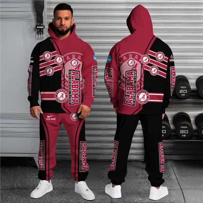 Alabama Crimson Tide NCAA1-Customized 3D  Hoodie And Joggers For Fans This Season TT0214867