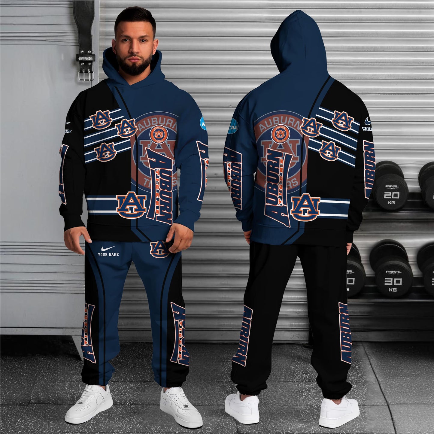 Auburn Tigers NCAA1-Customized 3D  Hoodie And Joggers For Fans This Season TT0214867