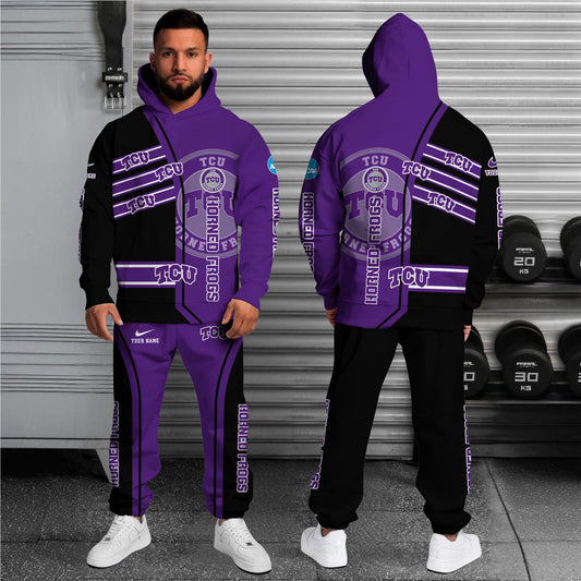 TCU Horned Frogs NCAA1-Customized 3D  Hoodie And Joggers For Fans This Season TT0214867