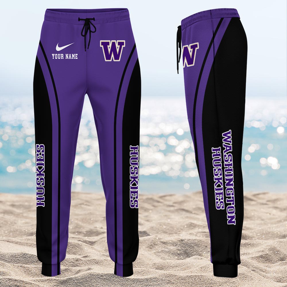 Washington Huskies NCAA1-Customized 3D  Hoodie And Joggers For Fans This Season TT0214867