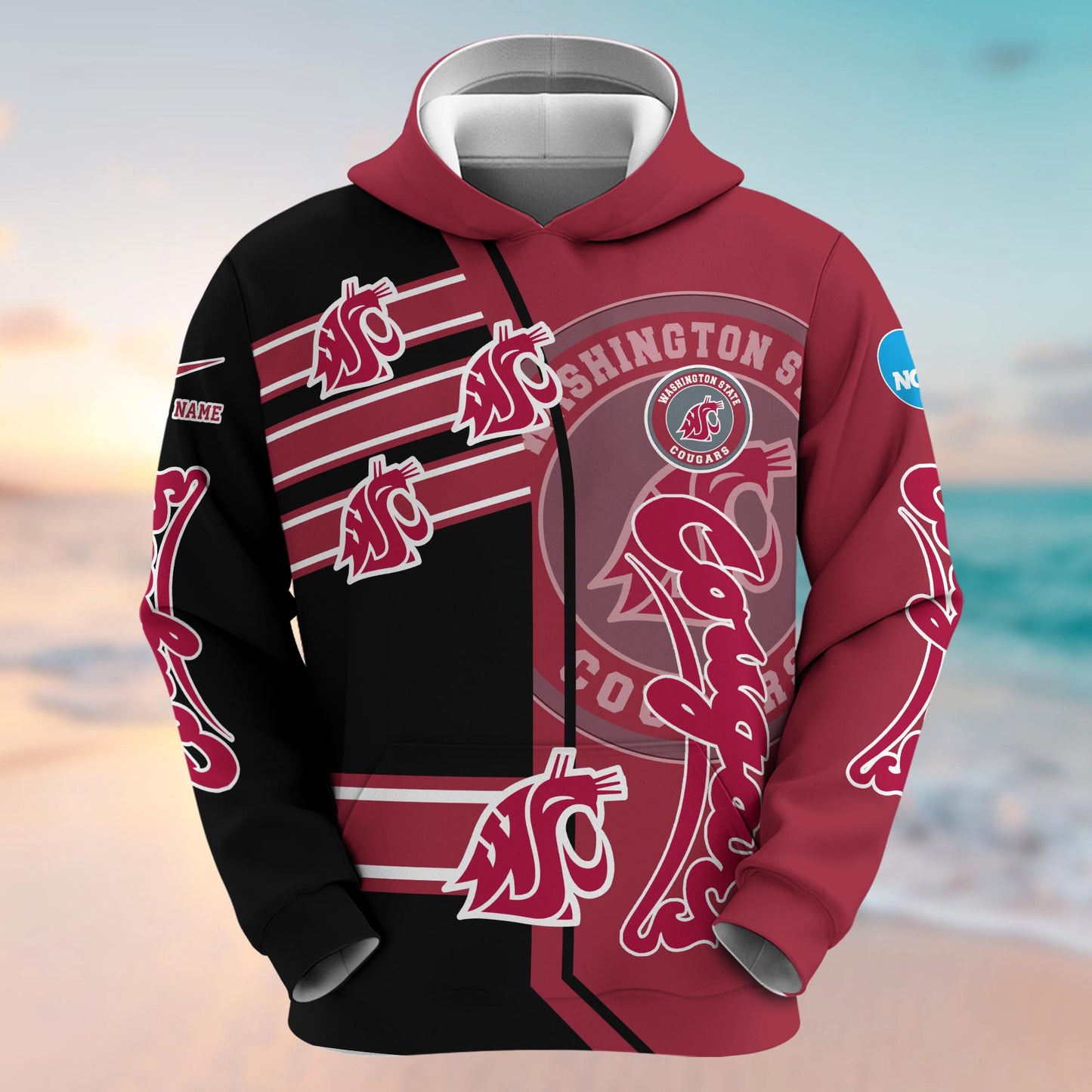 Washington State Cougars NCAA1-Customized 3D  Hoodie And Joggers For Fans This Season TT0214867