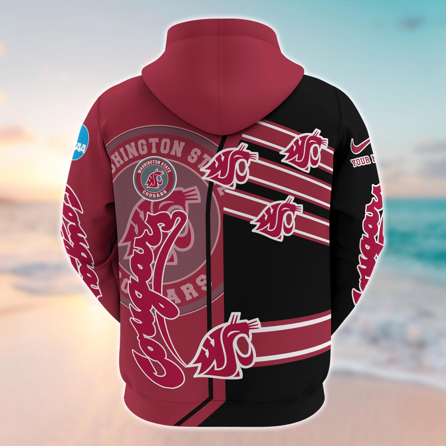 Washington State Cougars NCAA1-Customized 3D  Hoodie And Joggers For Fans This Season TT0214867