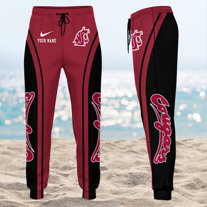 Washington State Cougars NCAA1-Customized 3D  Hoodie And Joggers For Fans This Season TT0214867