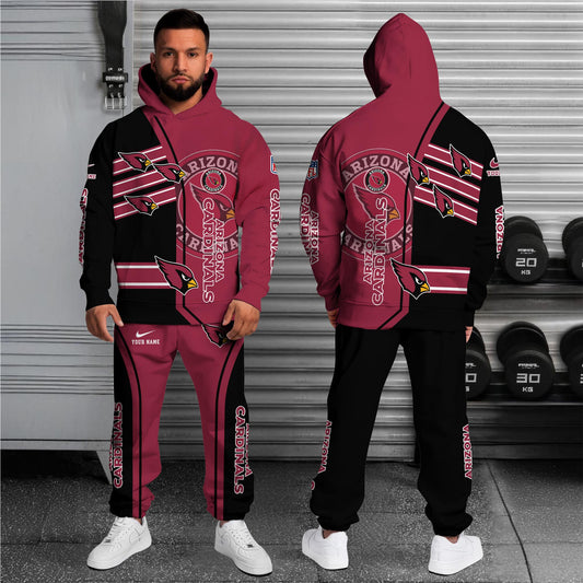Arizona Cardinals NFL-Customized 3D  Hoodie And Joggers For Fans This Season TT0214867