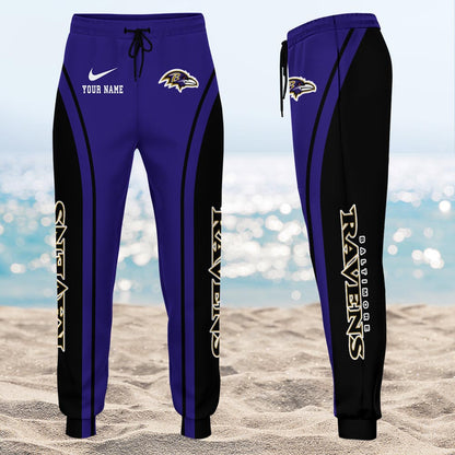 Baltimore Ravens NFL-Customized 3D  Hoodie And Joggers For Fans This Season TT0214867