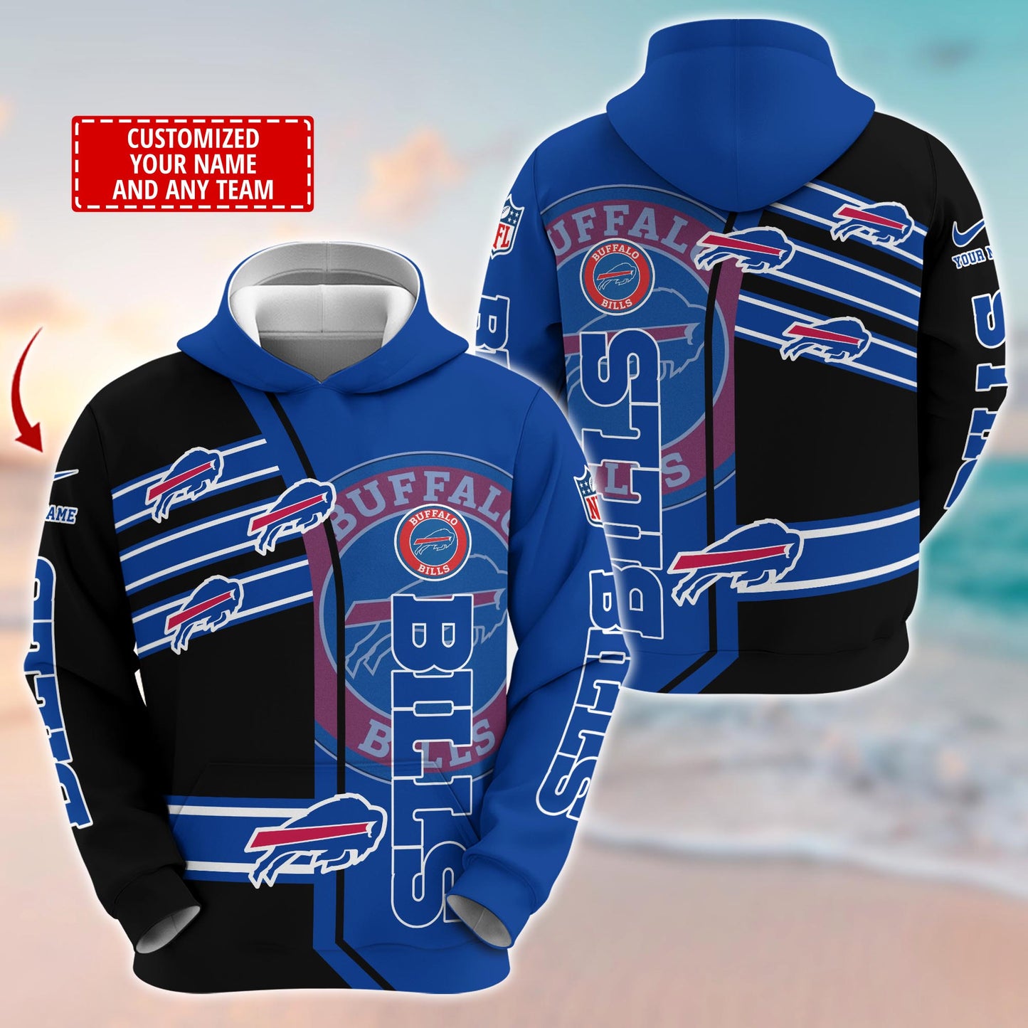 Buffalo Bills NFL-Customized 3D  Hoodie And Joggers For Fans This Season TT0214867