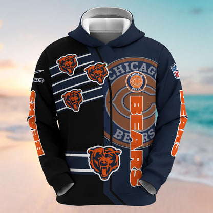 Chicago Bears NFL-Customized 3D  Hoodie And Joggers For Fans This Season TT0214867