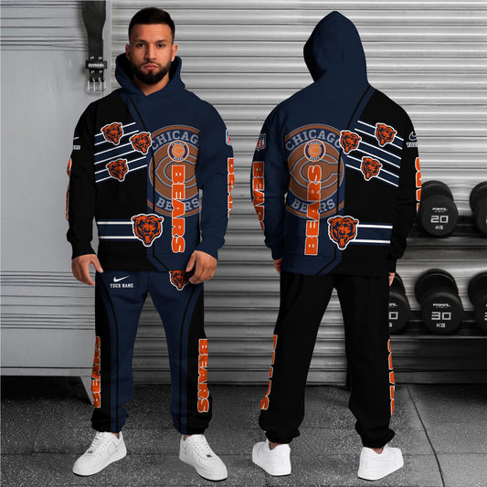 Chicago Bears NFL-Customized 3D  Hoodie And Joggers For Fans This Season TT0214867