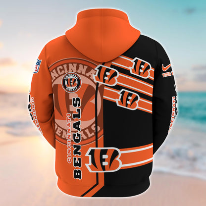 Cincinnati Bengals NFL-Customized 3D  Hoodie And Joggers For Fans This Season TT0214867