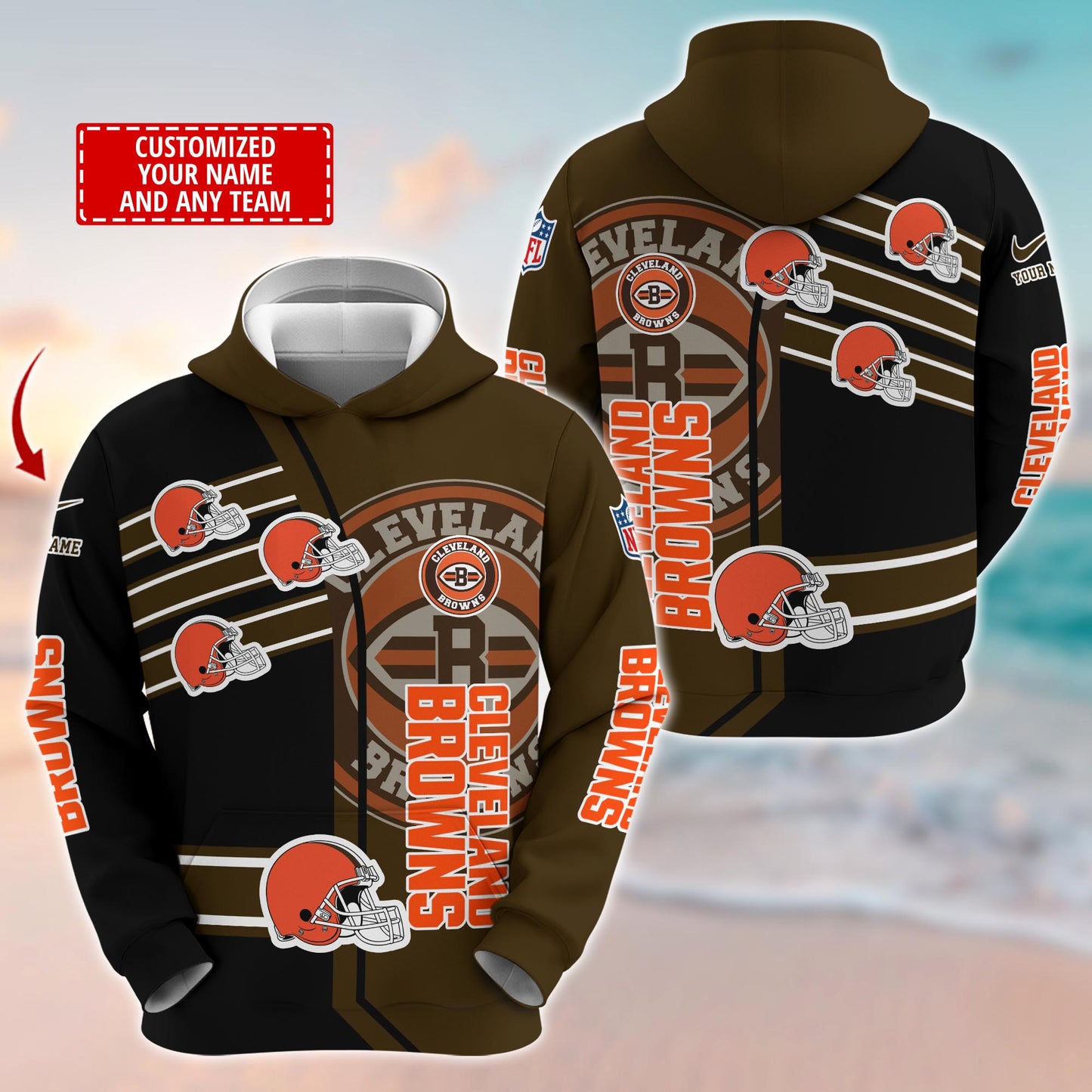 Cleveland Browns NFL-Customized 3D  Hoodie And Joggers For Fans This Season TT0214867
