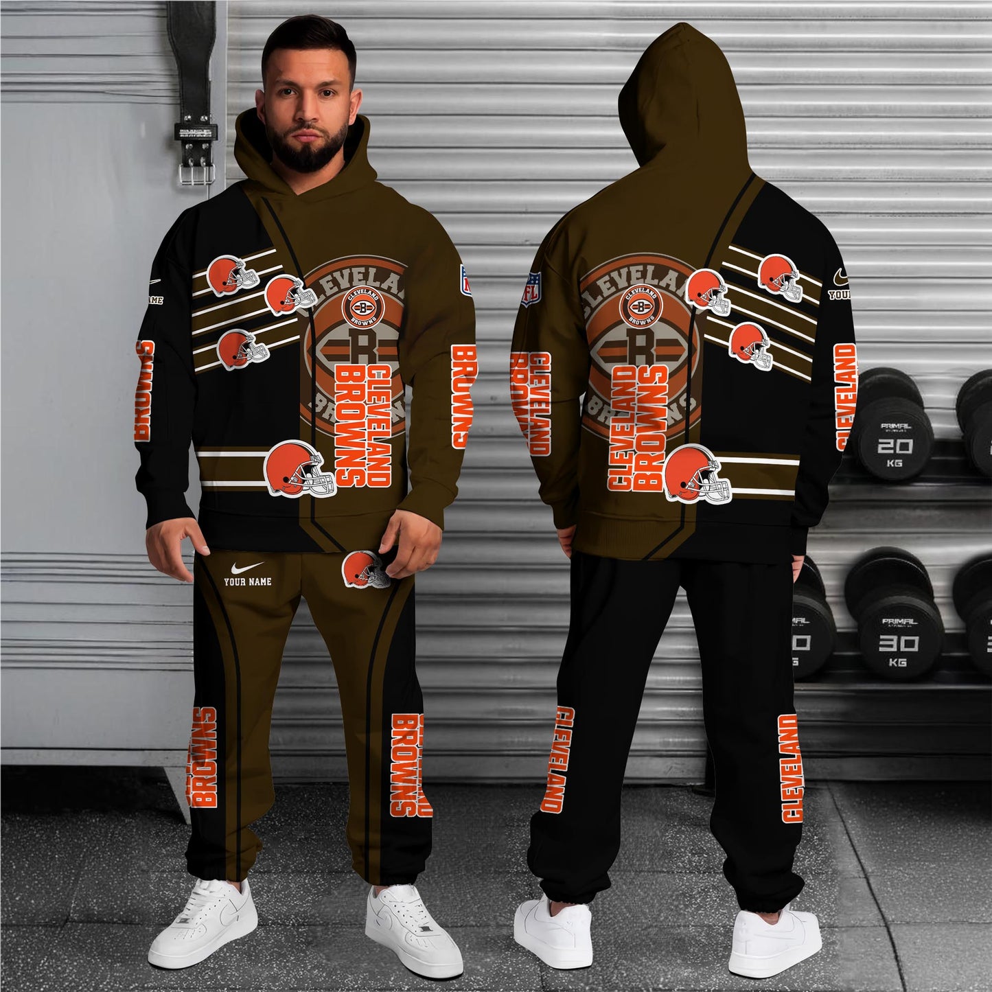 Cleveland Browns NFL-Customized 3D  Hoodie And Joggers For Fans This Season TT0214867
