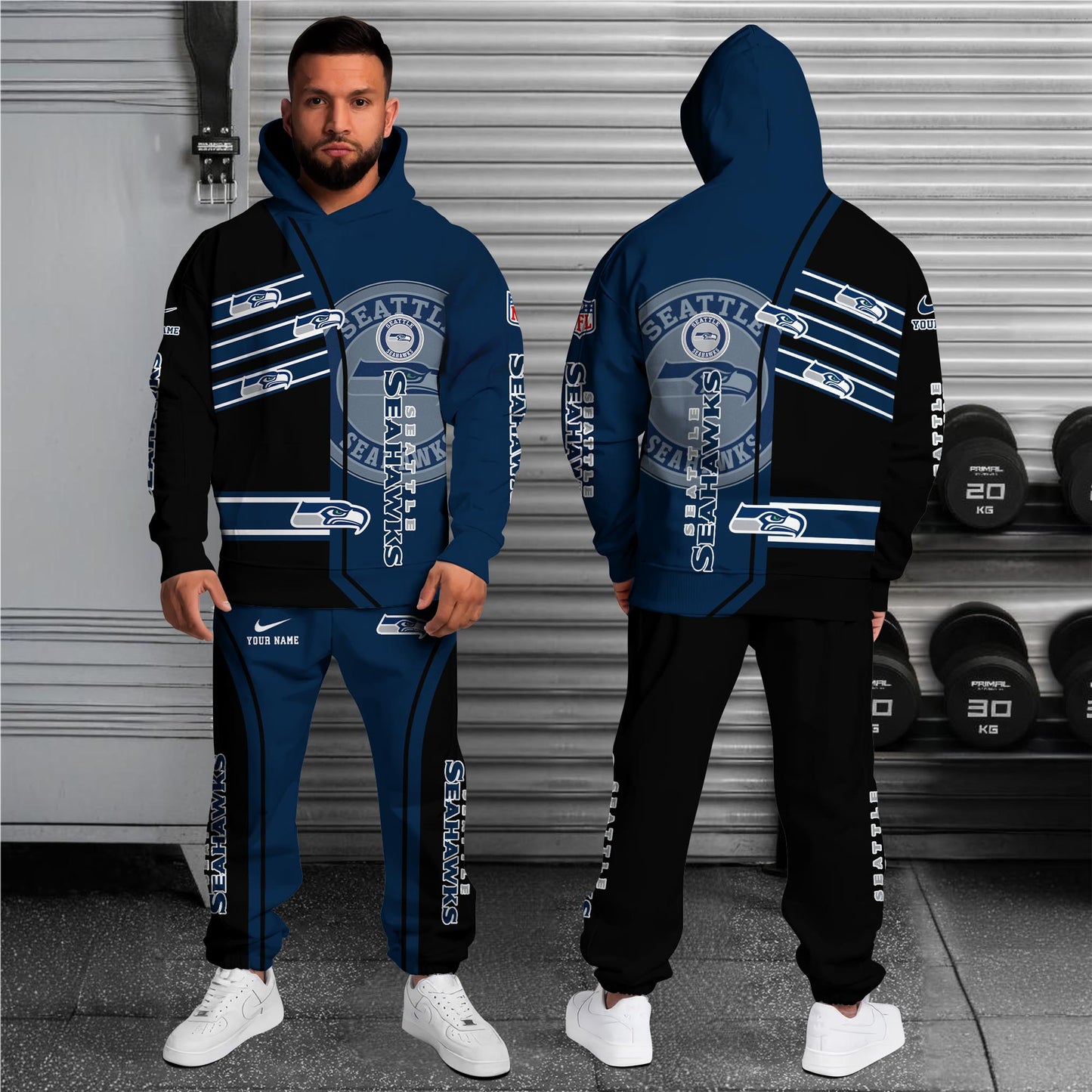 Seattle Seahawks NFL-Customized 3D  Hoodie And Joggers For Fans This Season TT0214867