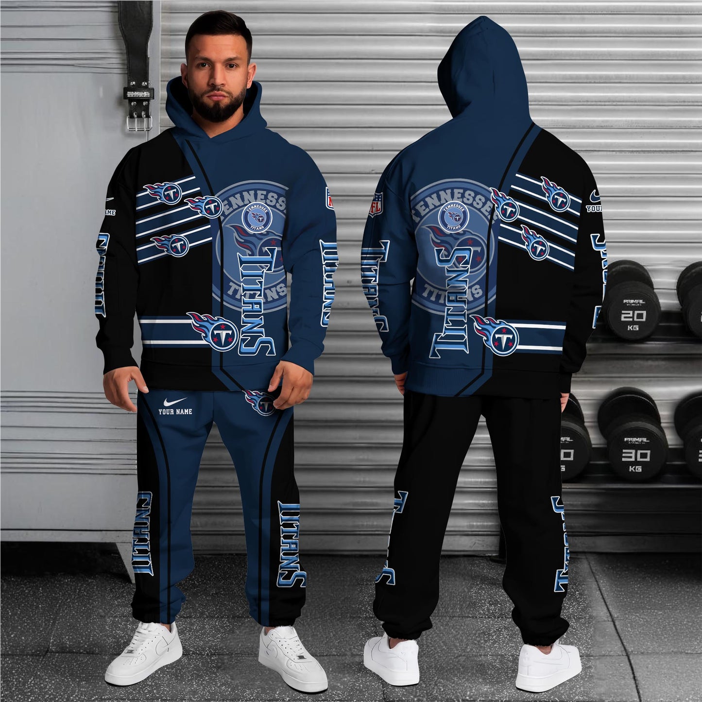 Tennessee Titans NFL-Customized 3D  Hoodie And Joggers For Fans This Season TT0214867