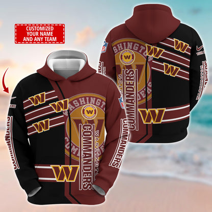 Washington Commanders NFL-Customized 3D  Hoodie And Joggers For Fans This Season TT0214867