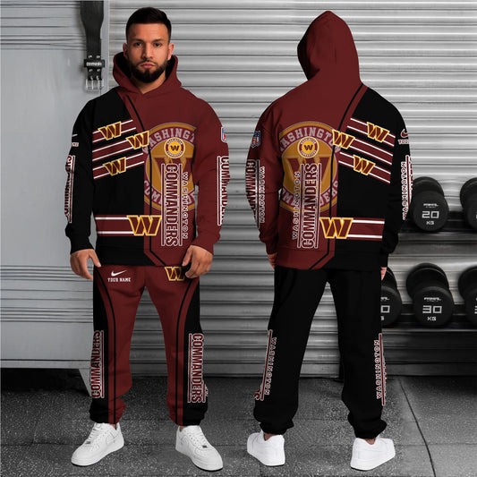 Washington Commanders NFL-Customized 3D  Hoodie And Joggers For Fans This Season TT0214867